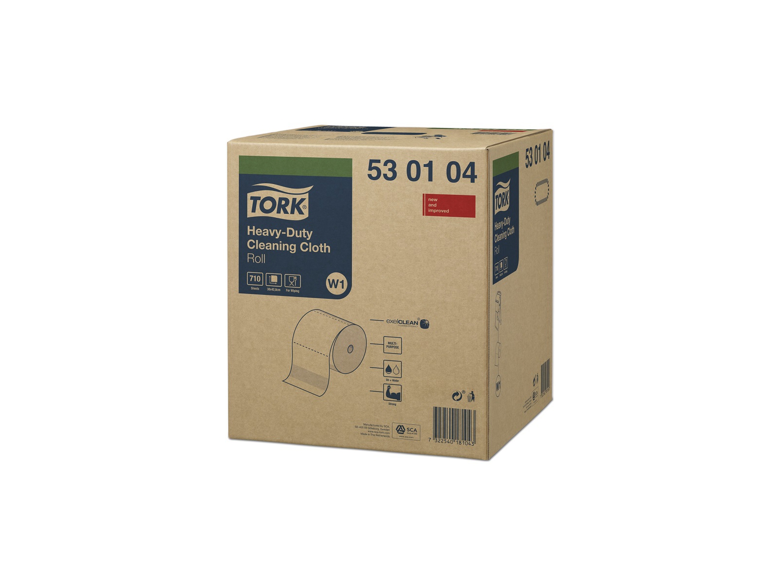 Czyściwo TORK 530104 Trudne Zabrudzenia 270m White